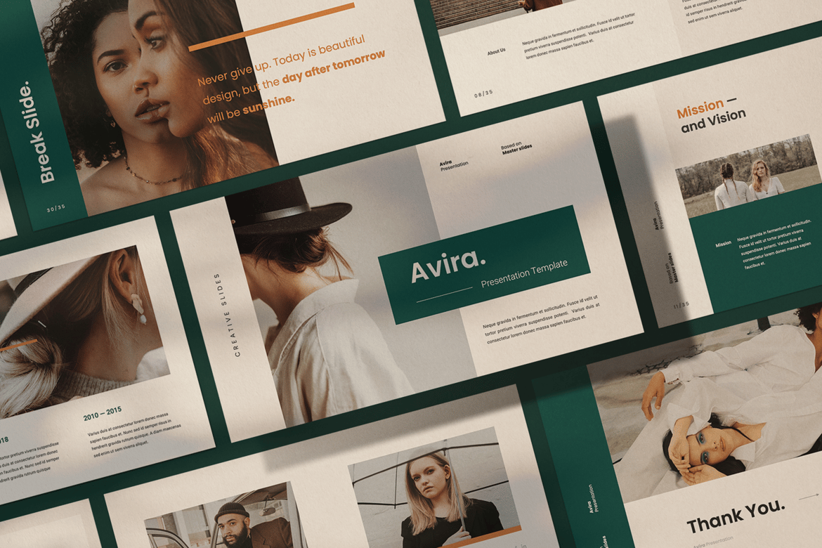 Template PowerPoint Avira: Solusi Presentasi Modern dan Minimalis