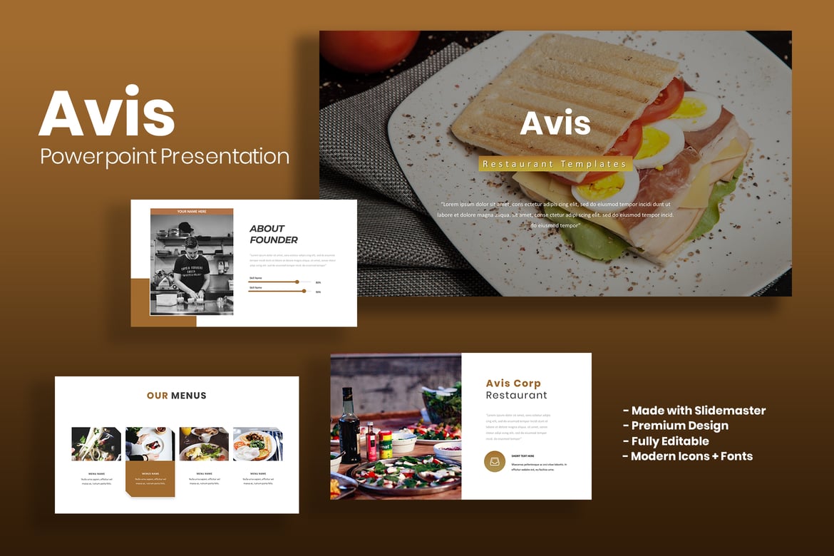 Template PowerPoint Avis: Solusi Presentasi Multiguna