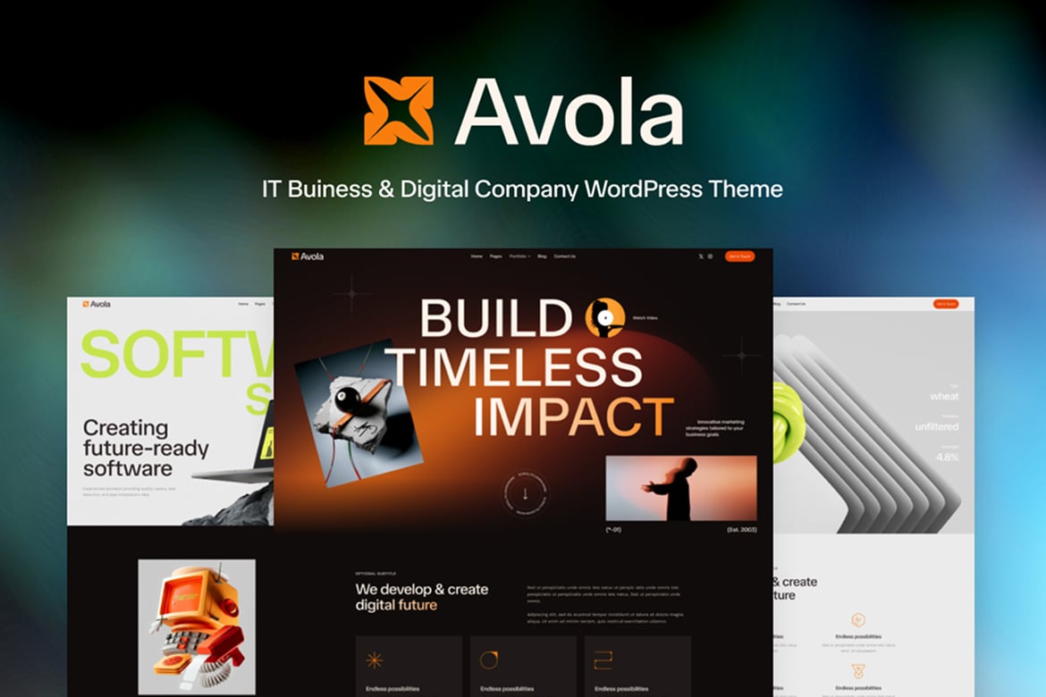 Avola: Tema WordPress Kreatif dan Responsif untuk Agensi Digital Anda