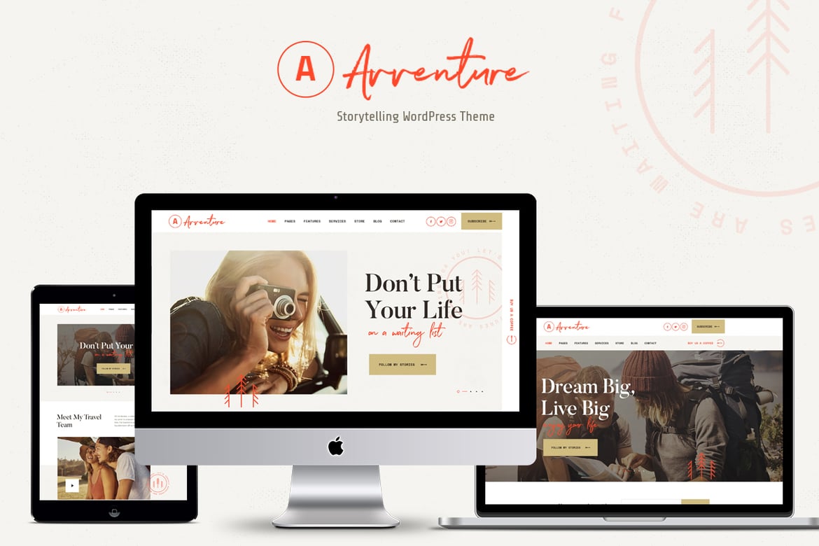 Avventure: Tema WordPress Stylish untuk Blog Perjalanan dan Gaya Hidup