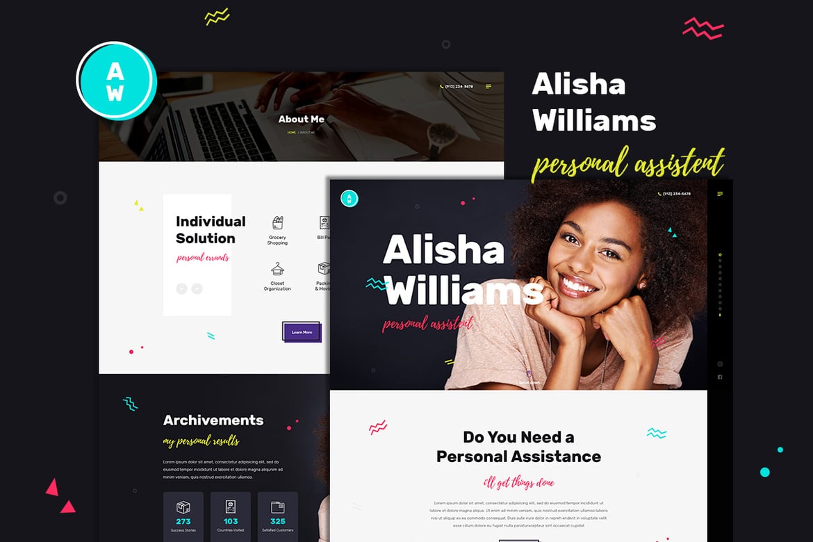Tema WordPress Stylish untuk Asisten Pribadi dan Agen Administratif