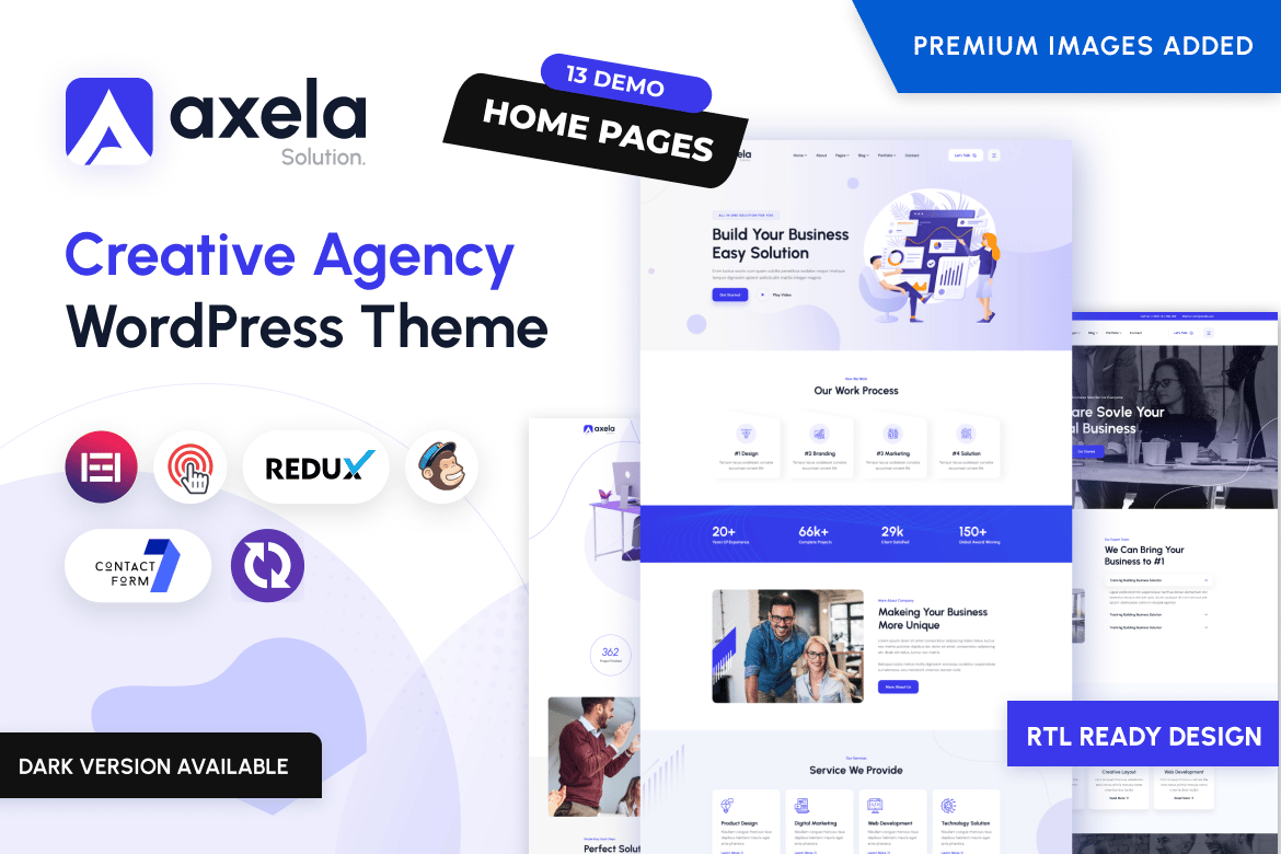 Axela - Tema WordPress Kreatif dan Portofolio yang Menawan