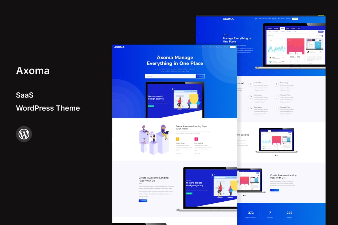 Axoma – Tema WordPress Multifungsi untuk Agensi Digital