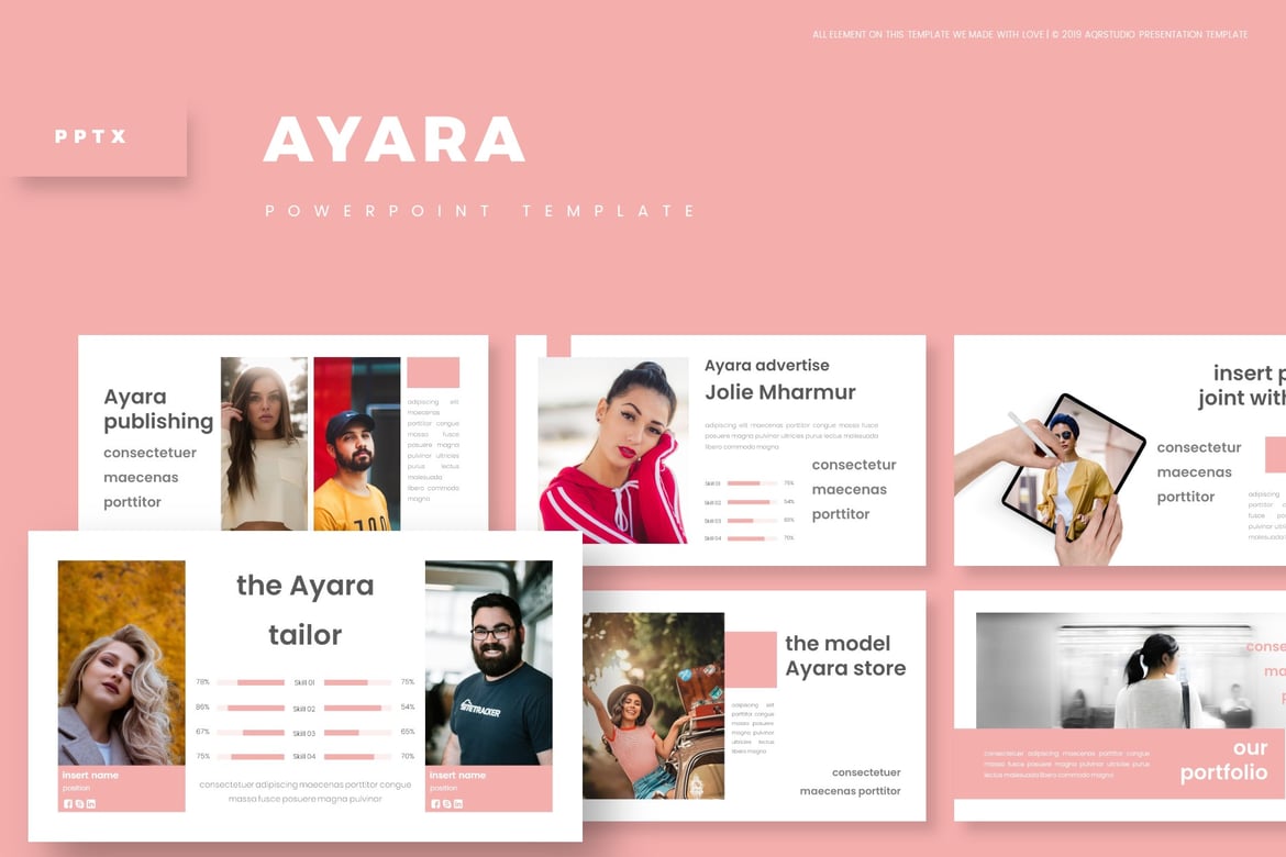 Ayara - Template Powerpoint Serbaguna yang Menawan