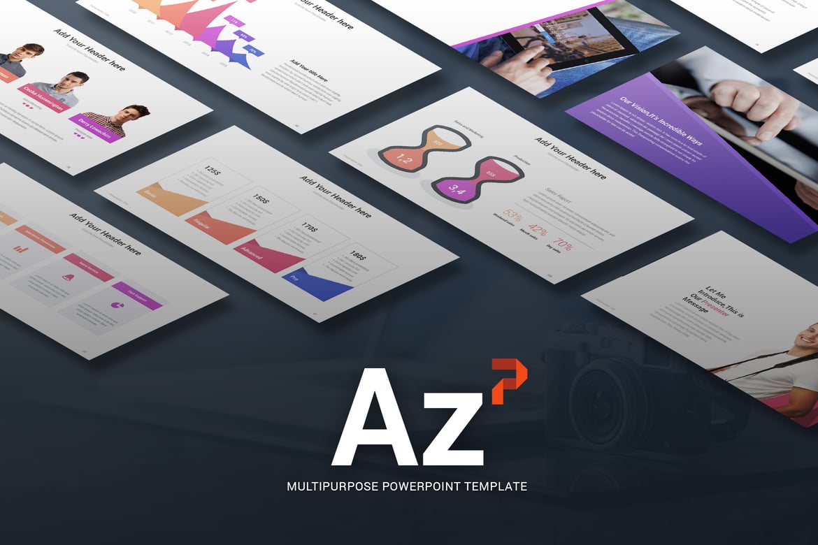 Template Presentasi Powerpoint Az - Serbaguna dan Menarik