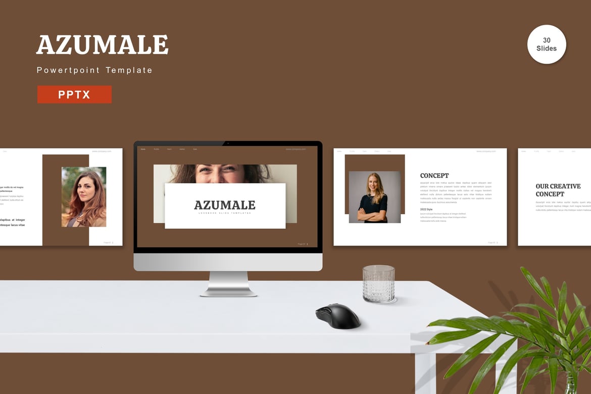 Azumale - Template Powerpoint Menarik untuk Semua Kebutuhan