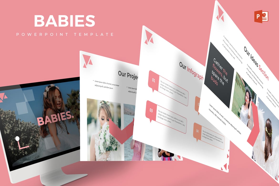 Template Powerpoint Bayi yang Menarik dan Serbaguna
