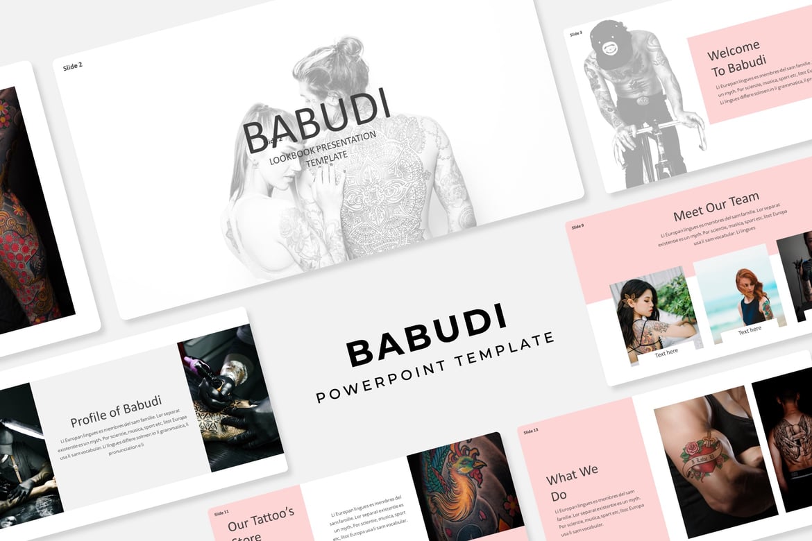 Babudi - Template PowerPoint Menarik untuk Presentasi Anda