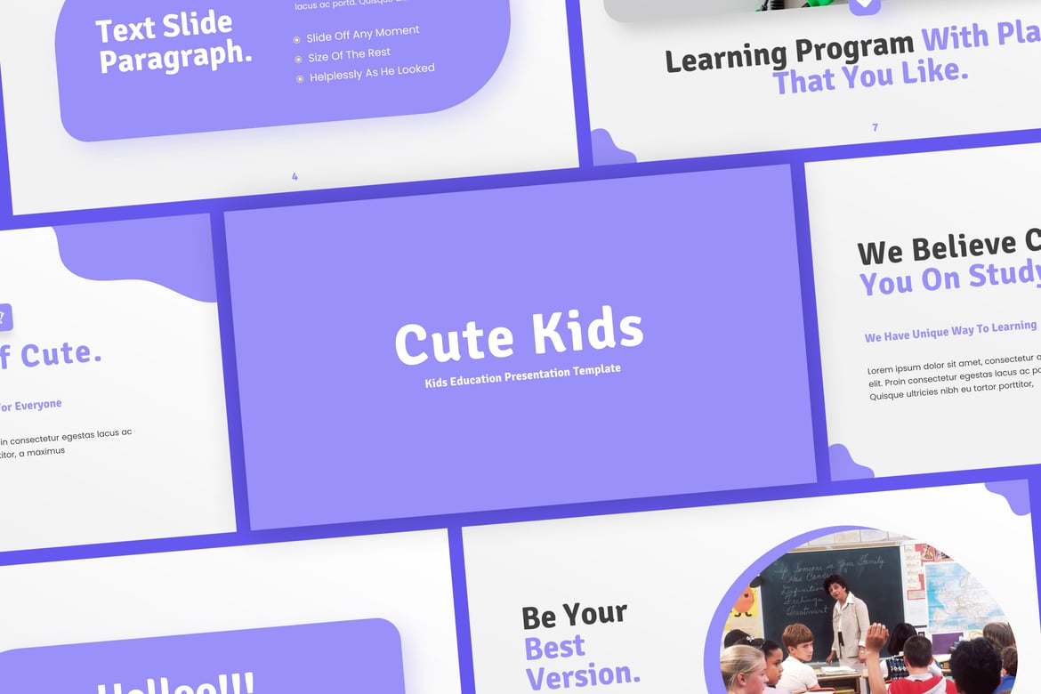 Template PowerPoint Kembali ke Sekolah yang Menarik