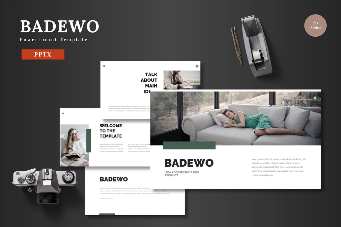 Template PowerPoint Badewo - Solusi Presentasi Profesional