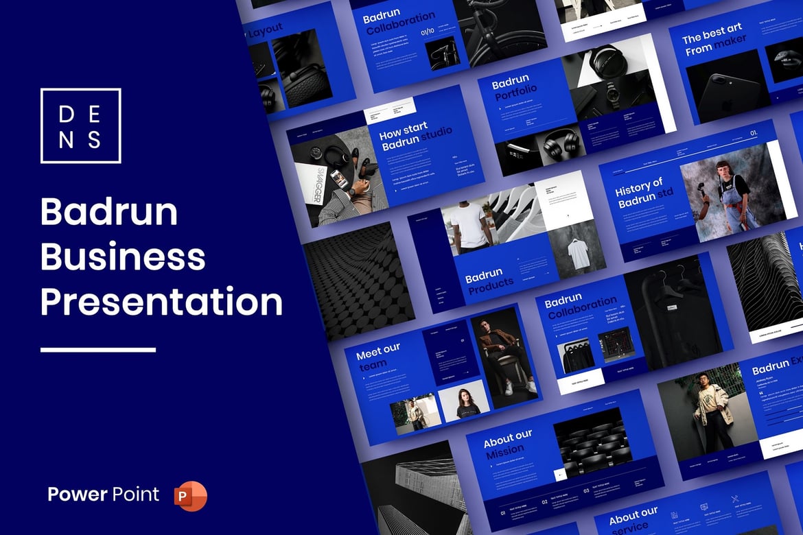 Badrun – Template PowerPoint Bisnis yang Menarik