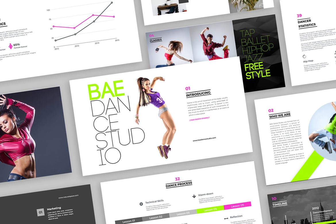 Template Powerpoint Bae yang Menarik dan Kreatif