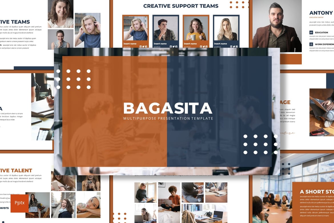 Bagasita - Template Presentasi PowerPoint Kreatif dan Minimalis
