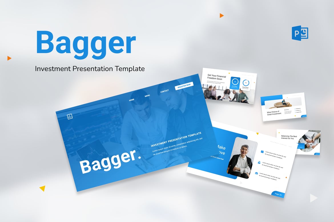 Template Presentasi Investasi Bagger yang Menarik dan Profesional