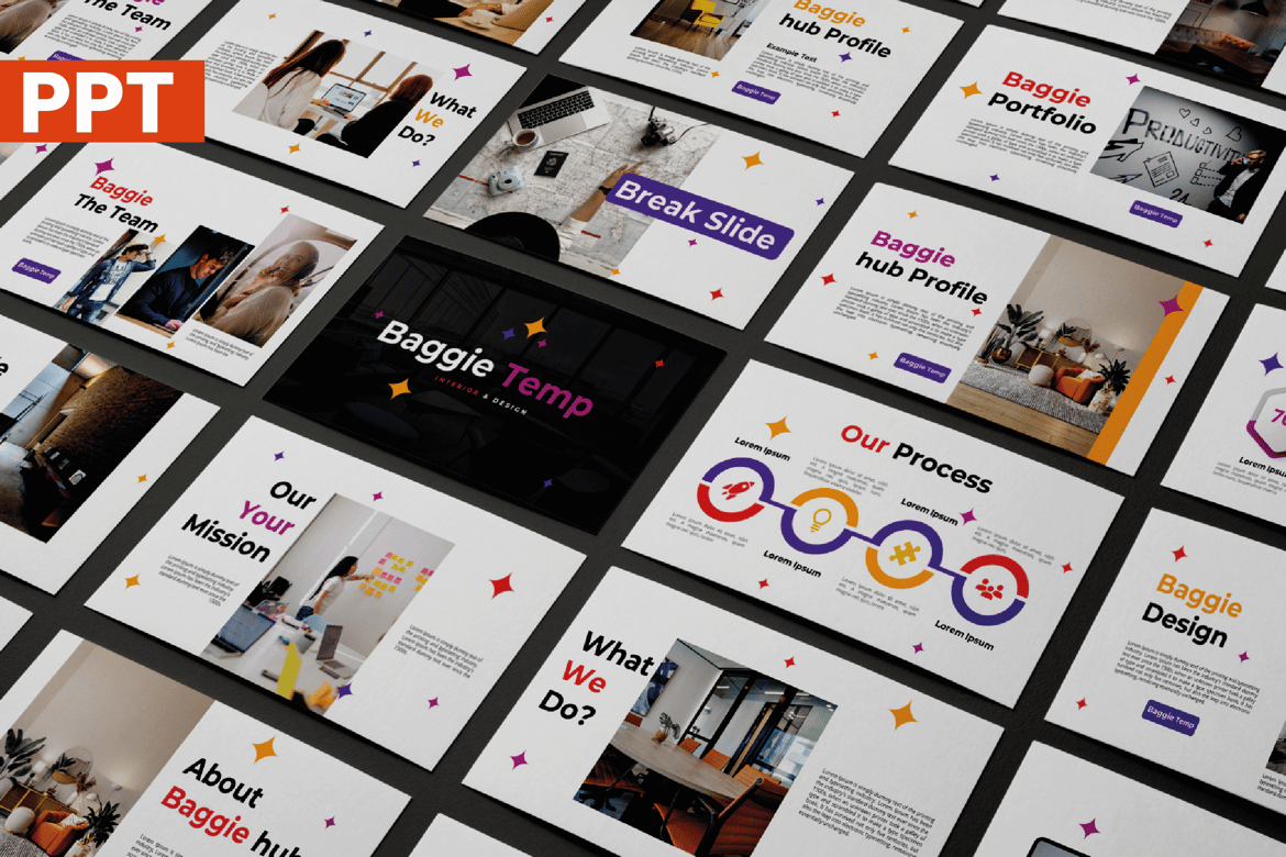 Template Powerpoint Baggie: Presentasi Modern dan Menarik
