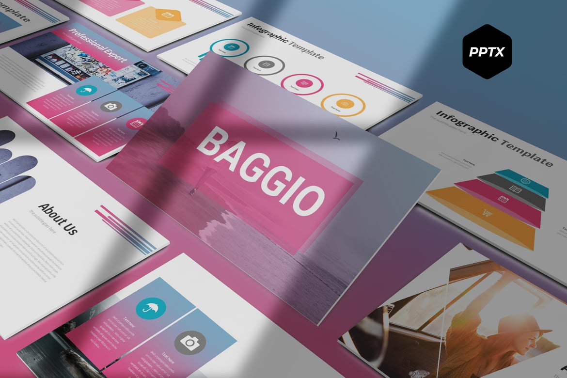 Baggio - Template PowerPoint Serbaguna yang Menarik