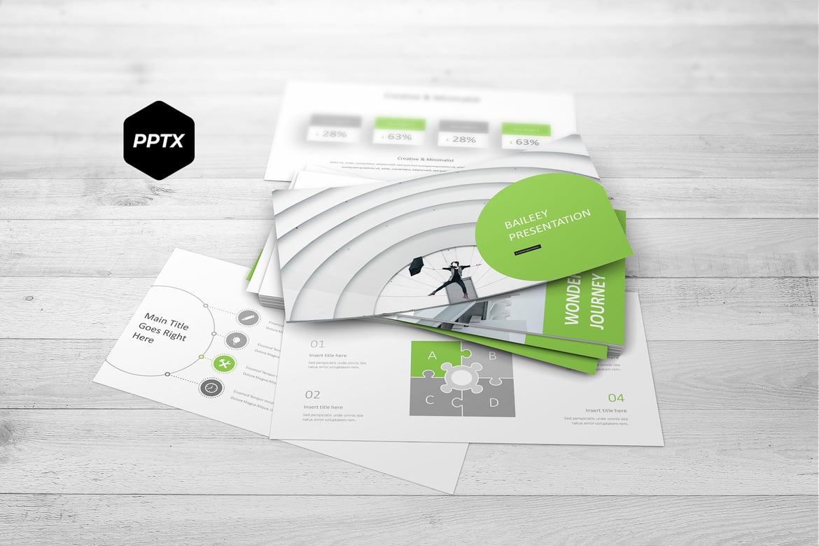 Baileey - Template Powerpoint Multiguna yang Menarik