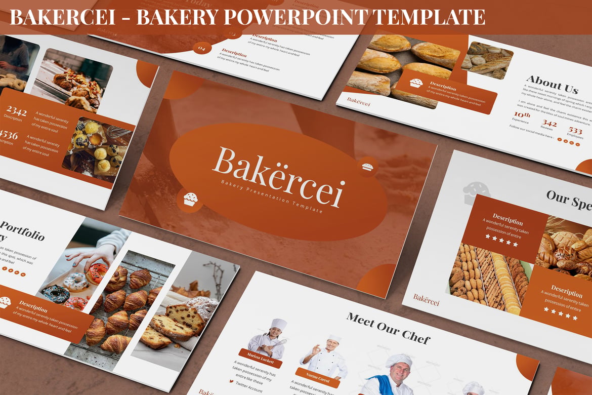 Template Powerpoint Bakercei - Solusi Presentasi untuk Bisnis Kue Anda