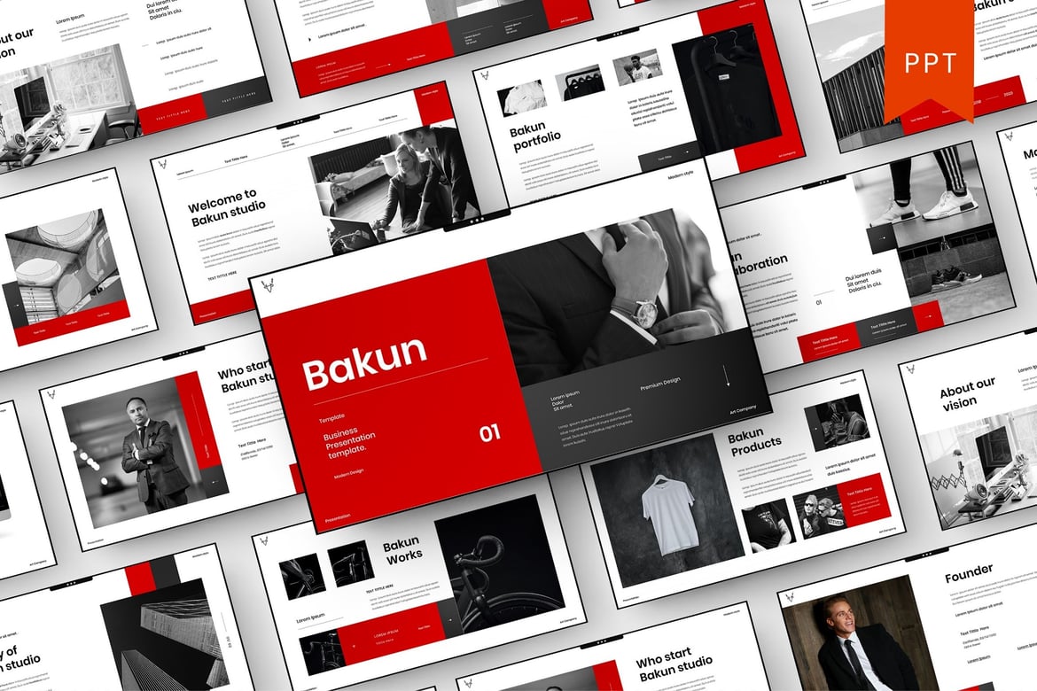 Template Presentasi Bisnis Bakun – PowerPoint yang Menarik dan Profesional