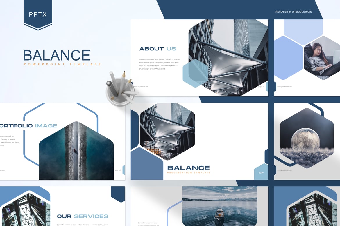 Template Powerpoint Balance: Solusi Presentasi Profesional dan Stylish