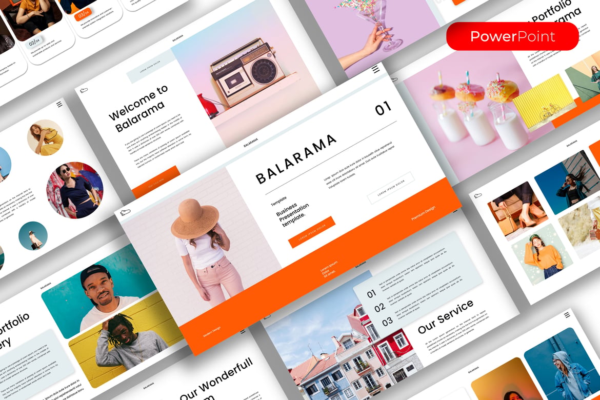 Template PowerPoint Balarama – Solusi Presentasi Profesional Anda