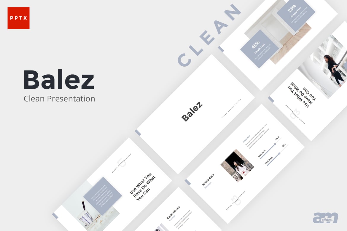 Template PowerPoint Balez: Desain Minimalis yang Kreatif dan Profesional
