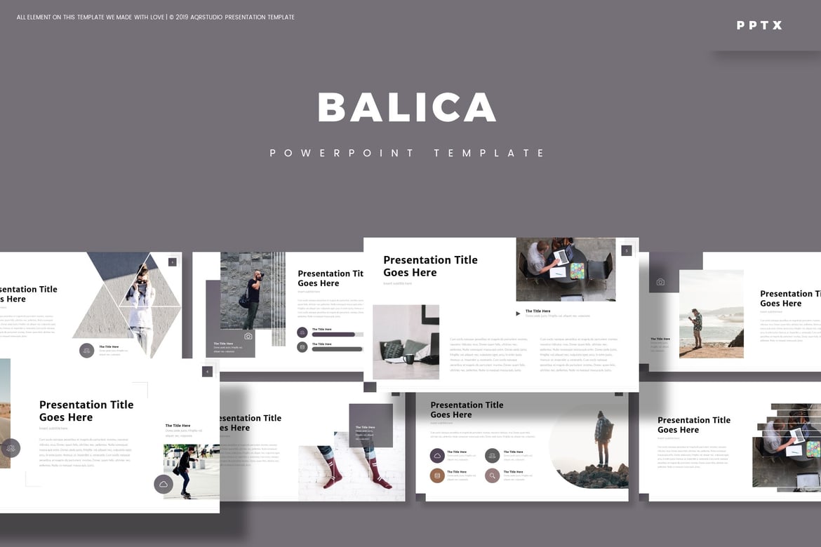 Template PowerPoint Balica - Solusi Presentasi Serbaguna