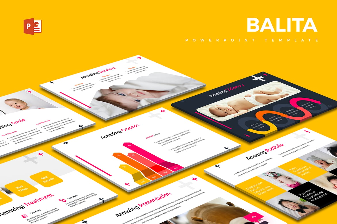 Template Powerpoint Balita - Solusi Presentasi Kreatif Anda