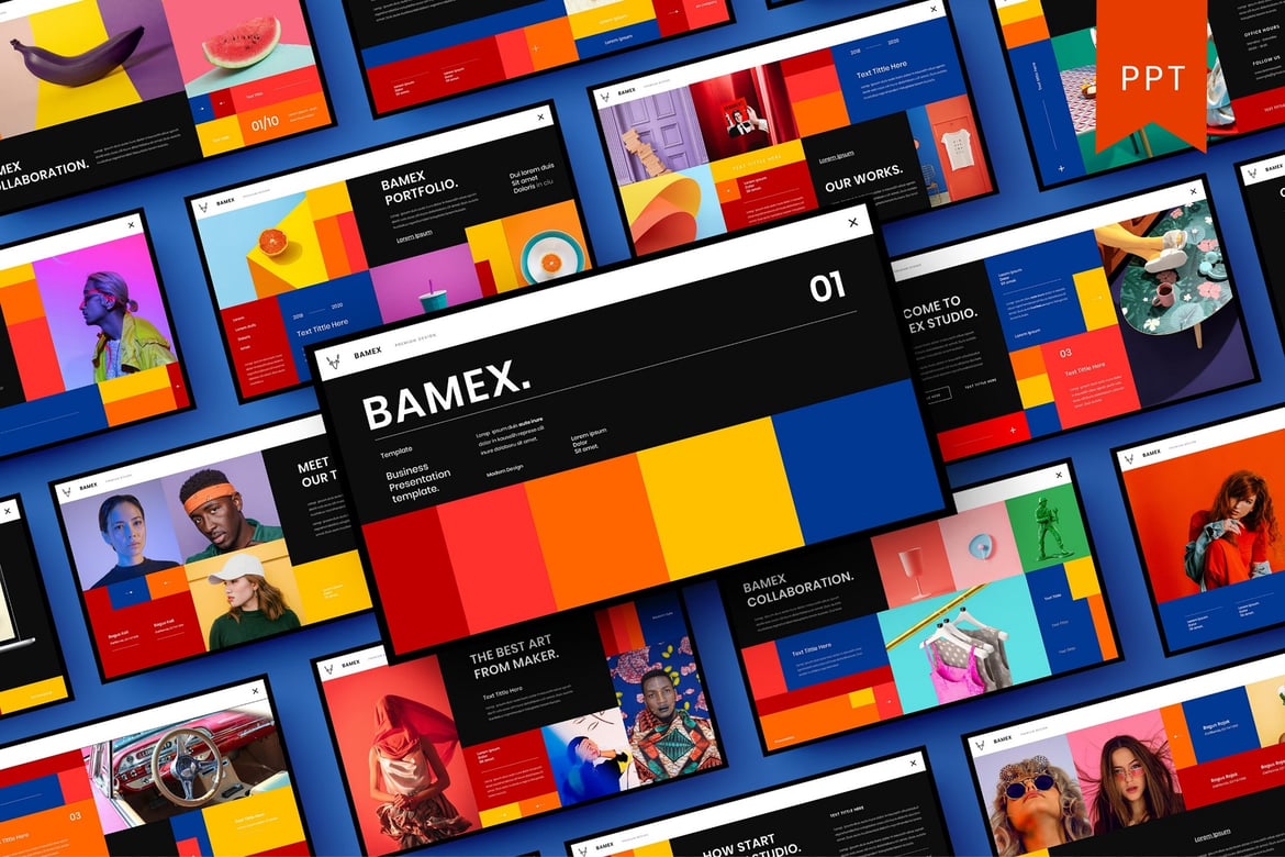 Bamex – Template PowerPoint Bisnis Menarik dan Profesional