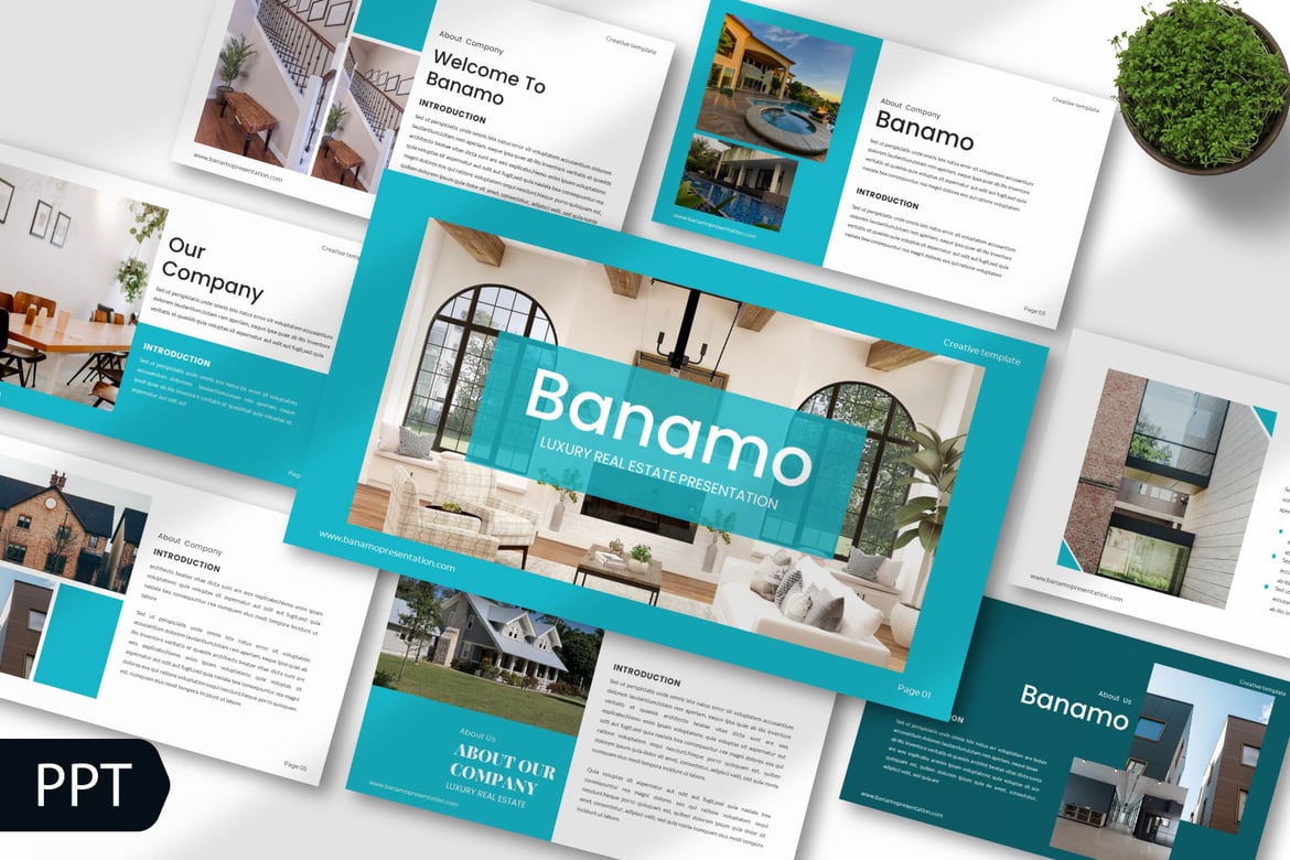 Template Powerpoint Banamo yang Menarik dan Profesional
