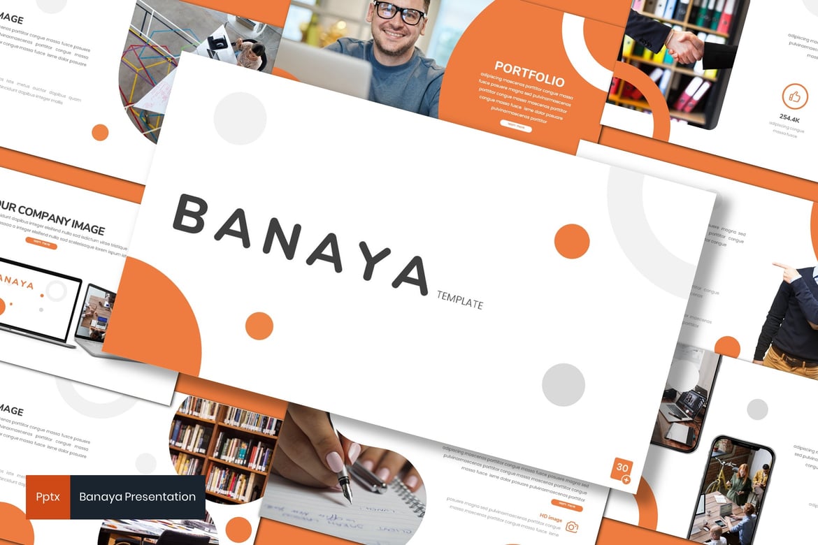 Template PowerPoint Banaya - Solusi Presentasi Kreatif dan Profesional