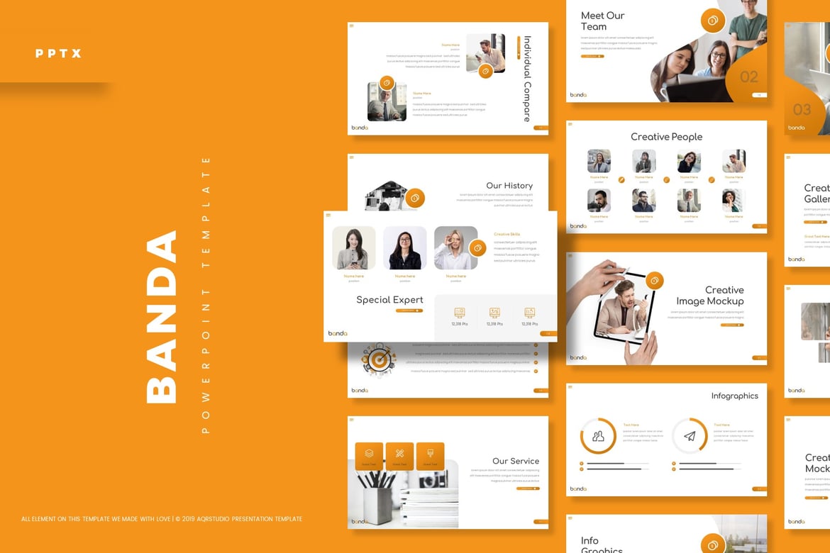 Template Powerpoint Banda - Solusi Presentasi Kreatif dan Menarik