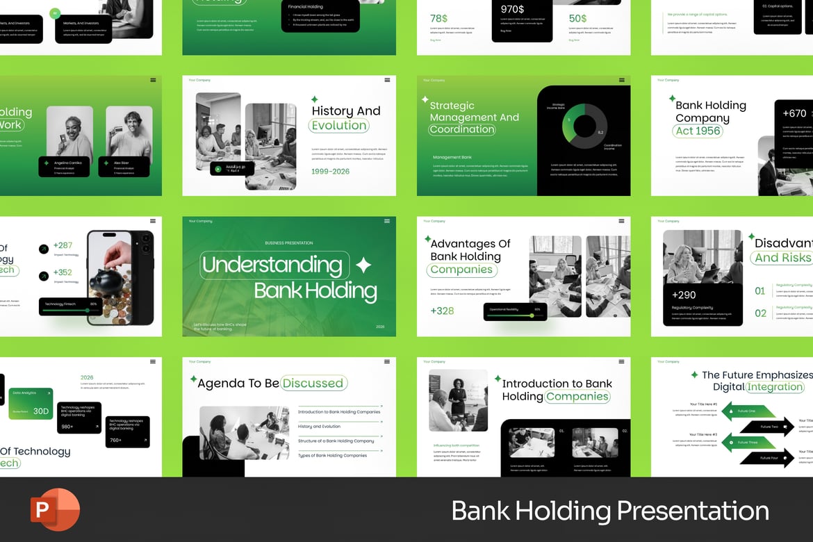 Template Presentasi PowerPoint Bank Terbaik
