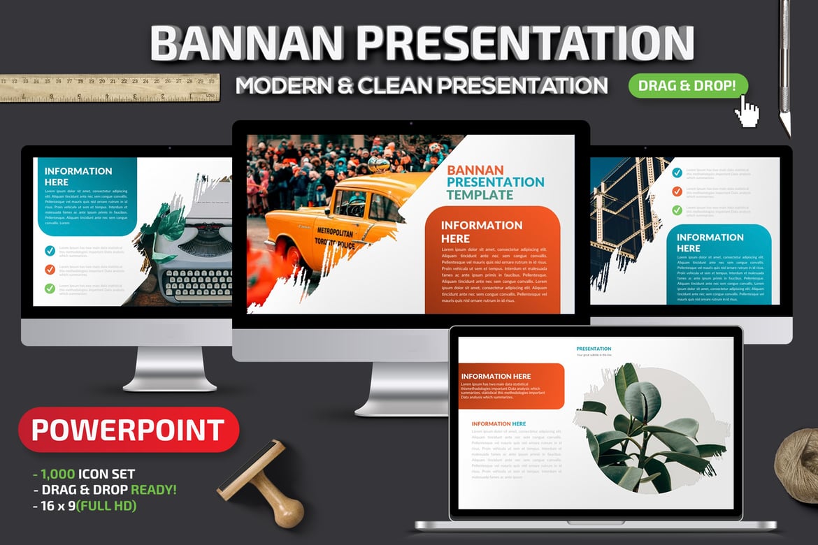 Template Presentasi Powerpoint Bannan yang Menarik dan Mudah Digunakan