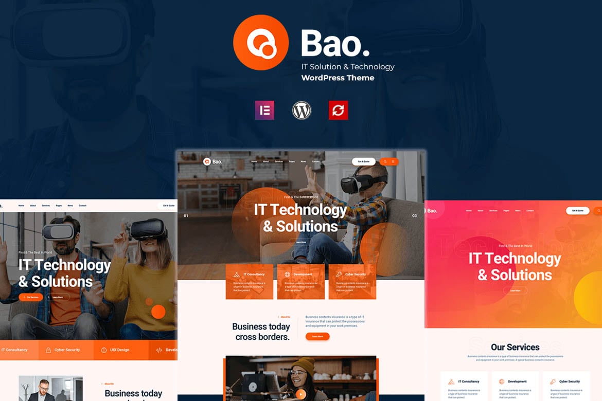 Bao - Tema WordPress Solusi IT dan Layanan Terbaik
