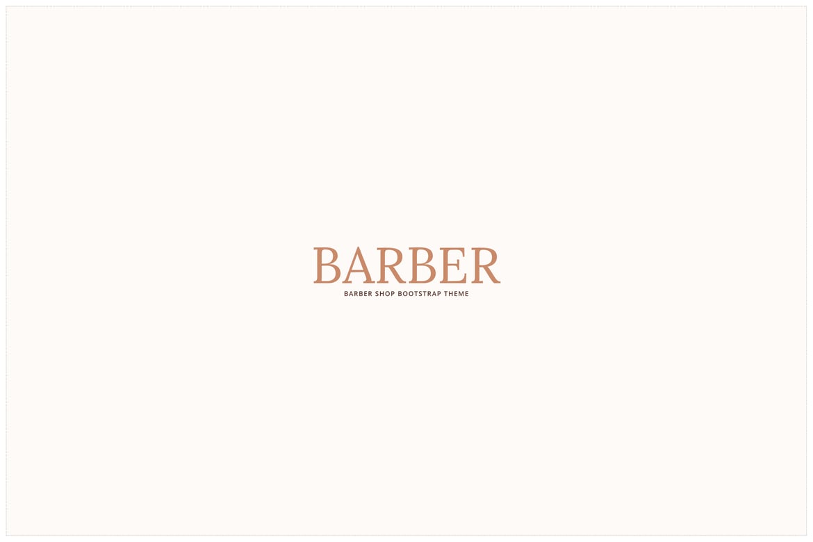 Template Website Barber - Salon Rambut Profesional