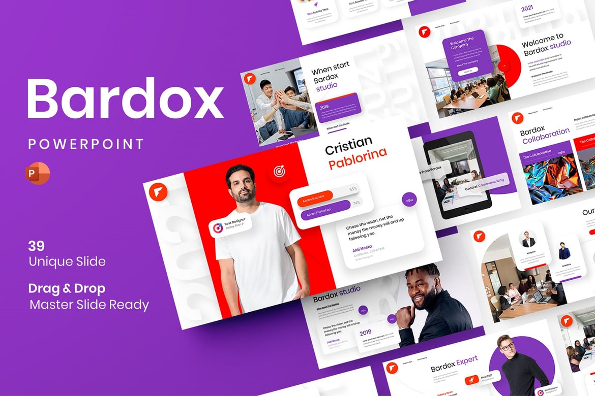 Bardox – Template Presentasi PowerPoint Profesional
