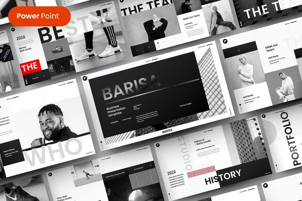 Template PowerPoint Barisa – Solusi Presentasi Bisnis yang Menarik