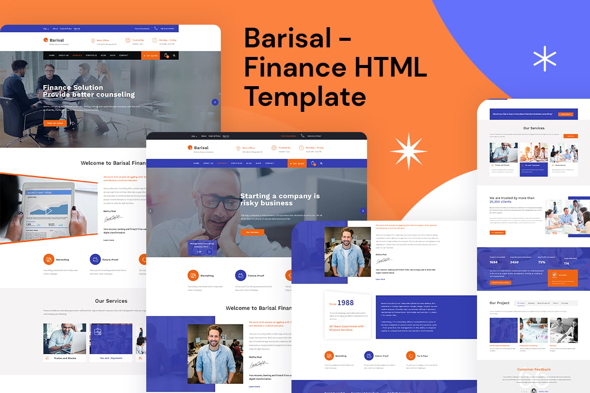 Template Website Barisal - Solusi Ideal untuk Bisnis dan Keuangan Anda