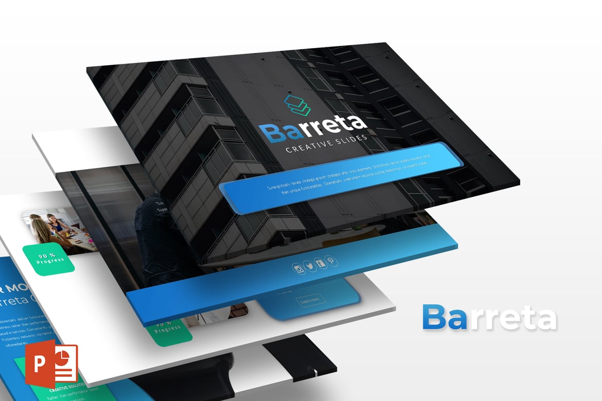 Barreta - Template PowerPoint Serbaguna untuk Presentasi Menarik