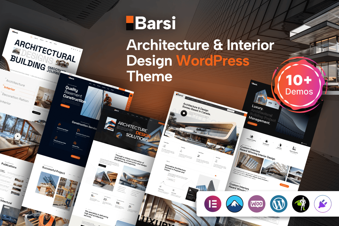 Barsi - Tema WordPress Arsitektur & Interior yang Modern