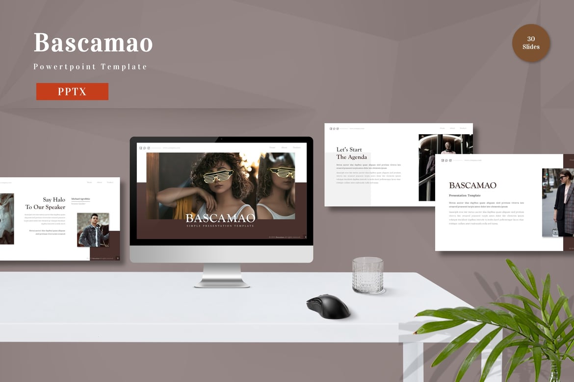 Bascamao - Template PowerPoint yang Menarik dan Profesional