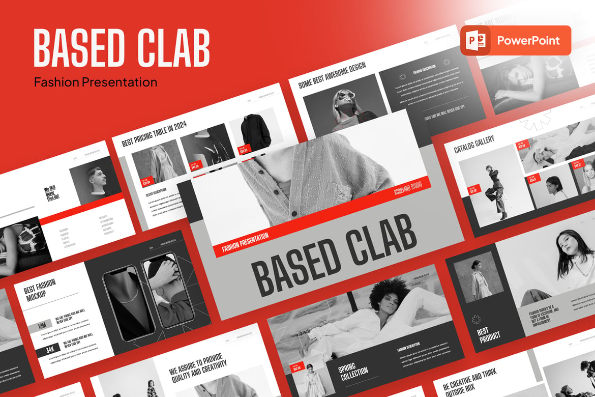 Template Presentasi PowerPoint Berdasarkan Gaya - Solusi Kreatif untuk Bisnis Anda
