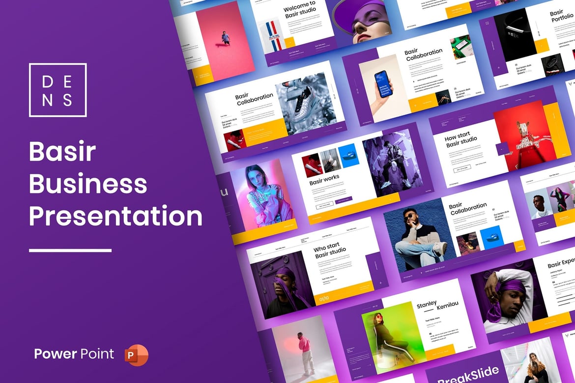 Basir – Template PowerPoint Bisnis yang Menarik
