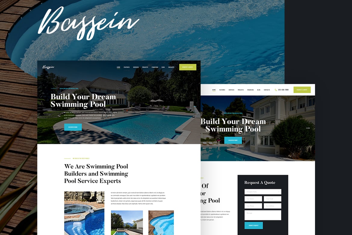 Tema WordPress Bassein: Solusi Ideal untuk Bisnis Kolam Renang Anda