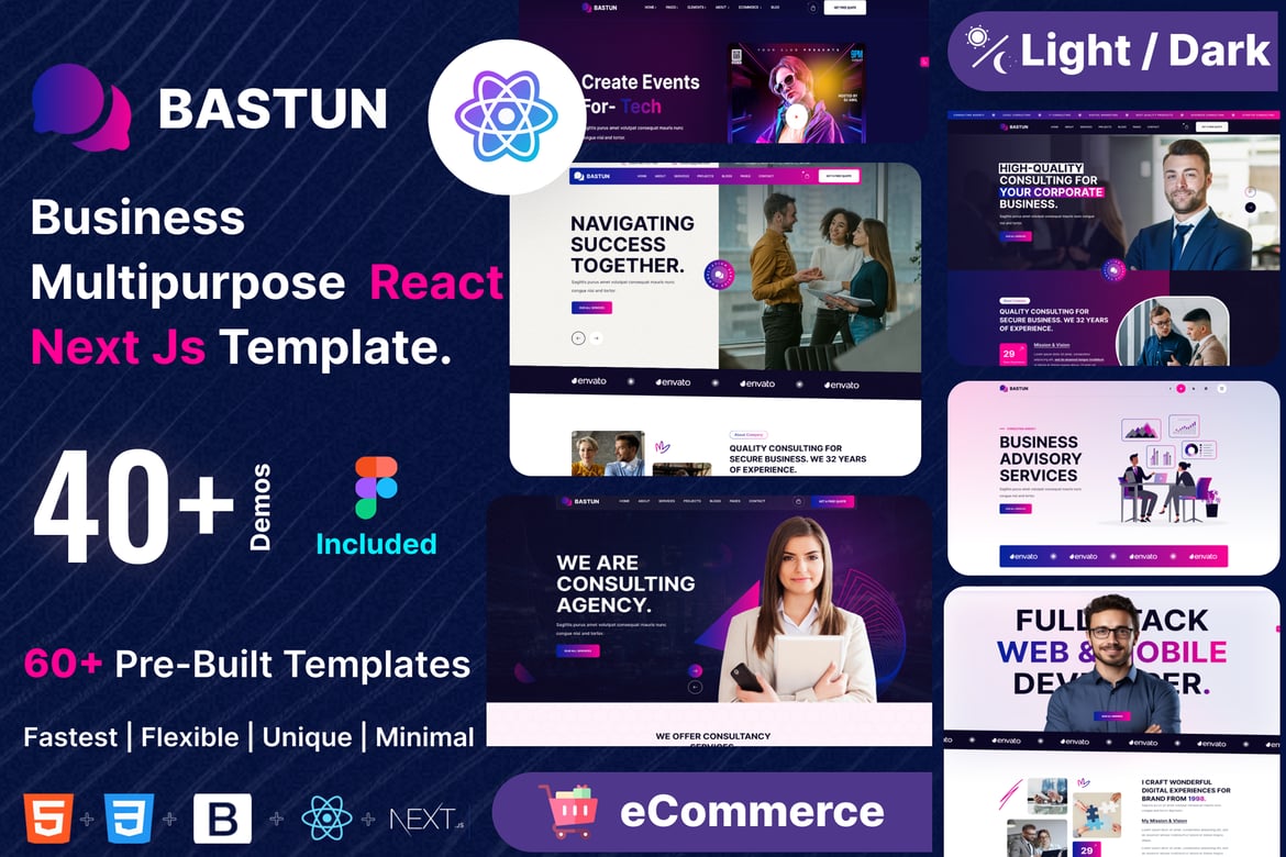 Bastun - Template Website Bisnis Serbaguna Berbasis React JS