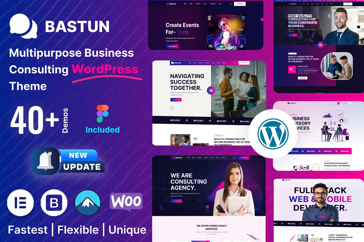 Bastun - Tema WordPress Bisnis Serbaguna yang Modern