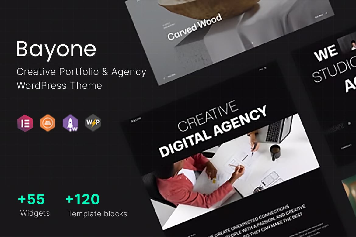 Bayone - Tema WordPress Kreatif untuk Agensi dan Portofolio