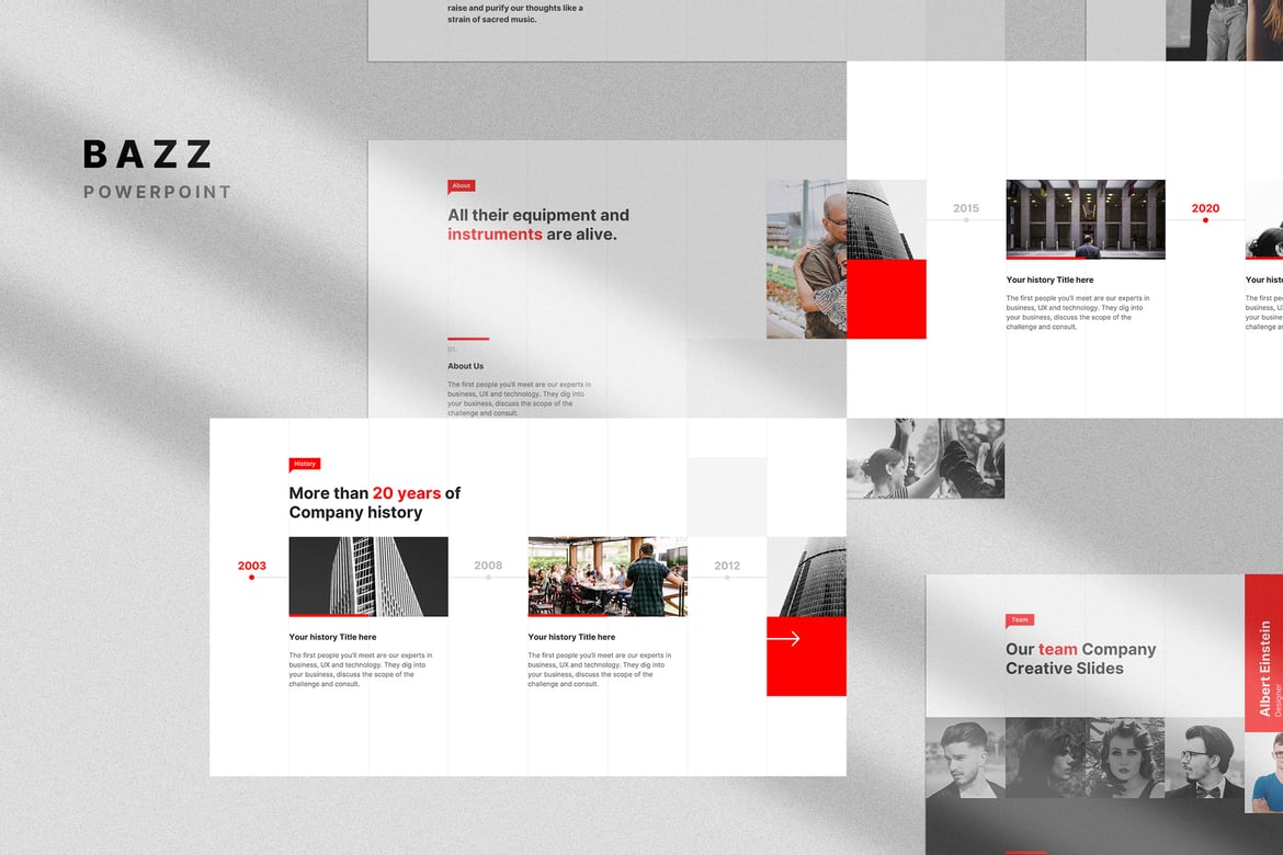 Template Powerpoint BAZZ yang Menawan dan Interaktif