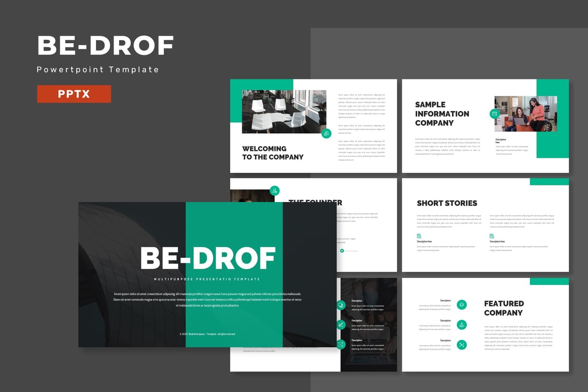 Template Presentasi PowerPoint Serbaguna Be-drof